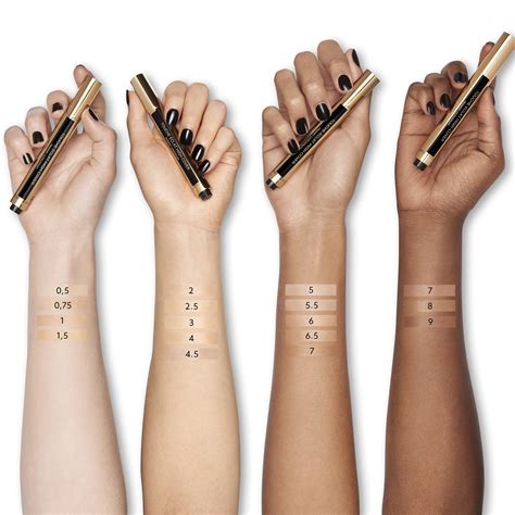 ysl touche eclat colour guide|ysl touche eclat original shade.